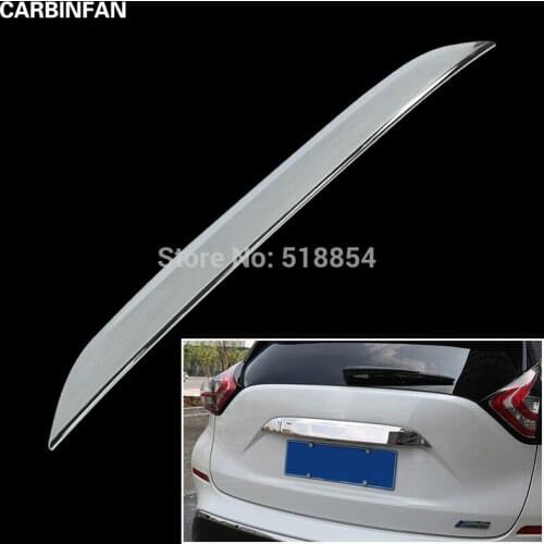 ACCESSORIES FIT FOR 2015- NISSAN MURANO CHROME REAR TRUNK LID COVER TRIM TAILGATE MOLDING BOOT DOOR HANDLE STRIP