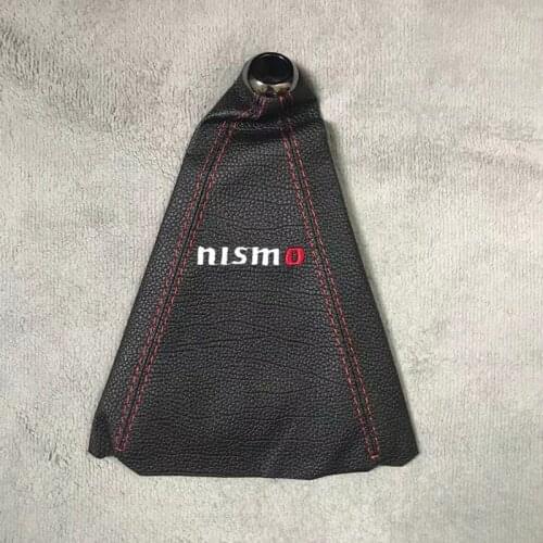 JDM NISMO Car Shifter Boot Cover Leather cloth Gear sleeve For NISSAN Tiida Qashqai Teana Sunny Skyline Juke X-trail Accessories