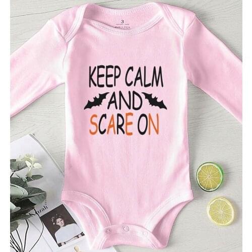 Jumpsuit Kids Autumn Baby Boy Clothing Girls Infant Clothes Cotton Newborn Girl Outfit Bodysuit for Newborns Print Keep Calm