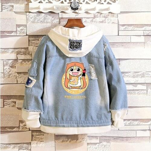 Anime Danganronpa Eromanga Sensei Jeans Jacket Coats Hoodies Sweatshirt Outwear Hooded Streetwear Sportswear Festival Costumes