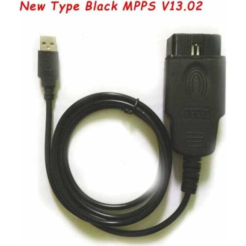ECU Programmer SMPS MPPS V13.02 V13 K CAN Flasher Chip Tuning Remap MPPS V13.02 OBD2 Car Diagnostic Cable With Multi-Language