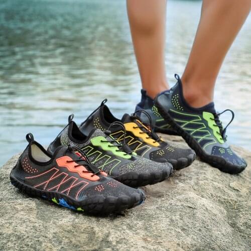 Men Aqua Shoes Swimming Surfing Barefoot Women Beach Sport Sneakers Quick Drying River Wading Fishing Shoes Light Trekking New