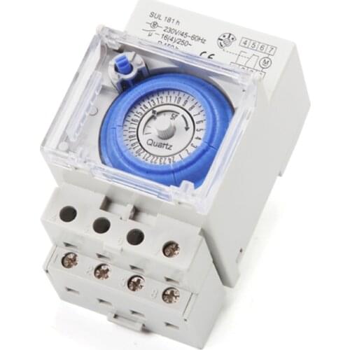 Staircase Light Mechanical Programmable Time Switch 240V 24 Hour Timer SUL181h