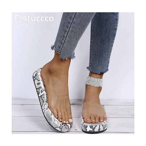 Summer Plus Size Hot Style Square heel sandals Fluorescence snake pattern Thick With Sandal Strap Roman Women Shoes pumps