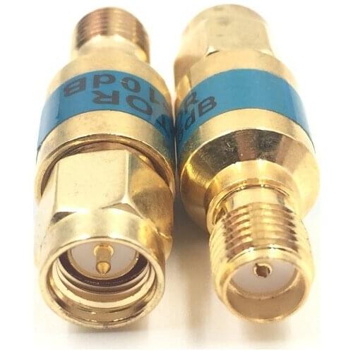 Hot Factory Direct Wholesale 1pce Attenuator 2W 2 Watts DC-3 Ghz 10dB SMA RF coaxial Power M jack F 50resistance gold