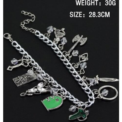 Fashion Jewelry Bracelet for Women Link Chain Pendants Bangles Bracelets DIY Handmade Trinket Wristbands