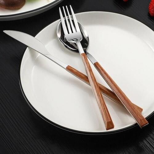 Stainless Steel Dinnerware Western Food Steak Supplies Fork Spoon Durable Tableware Western Cutlery Kitchen Accessories tools