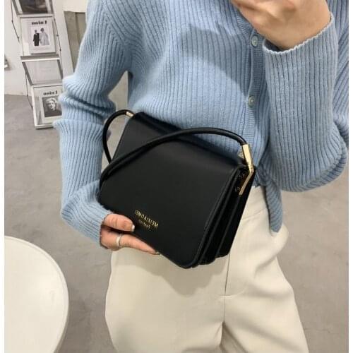 New Product Retro Womens Shoulder Bag Ladies Handbags 2020 Girls Simple Clamshell Ladies Casual Messenger Bag Crossbody Bags