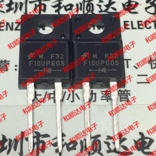 Original New / 5pcs / FFPF10UP60S F10UP60S TO-220F 10A