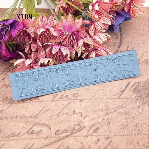 HOT plastic Fawn craft card making paper card album wedding decoration clip Embossing folders