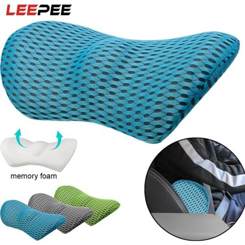 Car Seat Lumbar Support Pillow Memory Foam Waist Pillow Car Cushion Low Back Cushion Interior Accessories Bed Sleeping Pillow