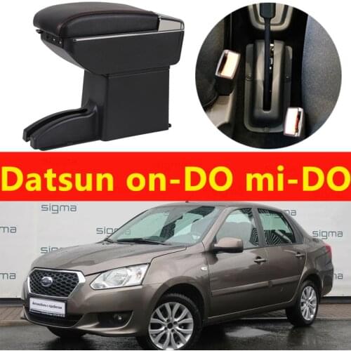 For Datsun on-DO mi-DO armrest box universal car center console caja modification accessories double raised with USB