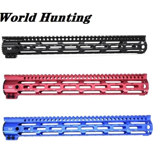 AR-15 M4 M16 MLOK 7" 9" 12"15"inch Slim Free Float Handguard Picatinny Rail Mount Bracket for Hunting Tactical Rifle Scope Mount