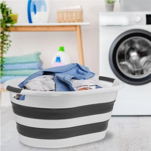 Organizer Laundry Basket Folding Occupy Practical Solid Designed For Tight Spaces
