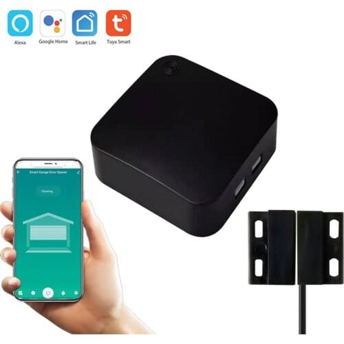 Tuya Smart Garage Door Opener Wifi Switch APP Control audio Password Control Real Time Monitor Work With Alexa Echo Smart Life