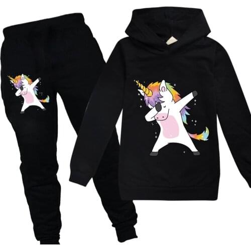 Baby Girls Unicorn Hoodies Kids Sweatshirts Kids Hooded Unicornio T Shirt Toddler Coat Kids tracksuit Clothes Casual Sportswear
