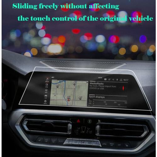 For BMW 3 Series G20 2020 GPS Navigation Screen Glass Protective Film Dashboard PET Display Film Accessories LHD