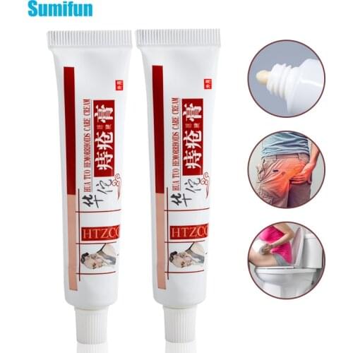 1/2pcs Chinese Herbal Hemorrhoids Care Cream Anti Mixed External & Internal Anal Fissure Pain Relief Treatment Ointment Care