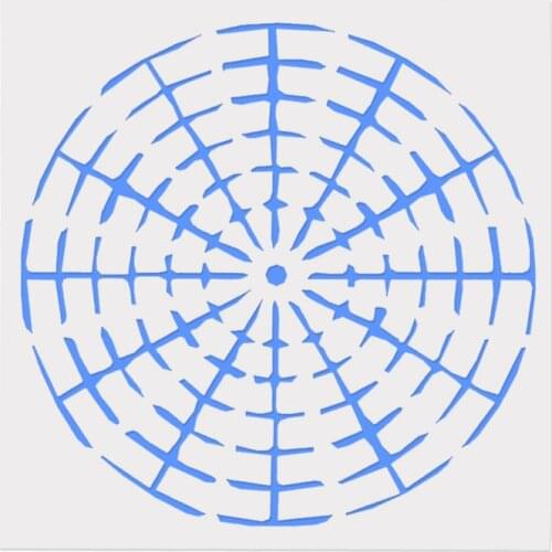 13*13 Creative round Layering Stencils for Diy scrapbook/photo album Decorative Embossing coloring,painting stencil,home decor