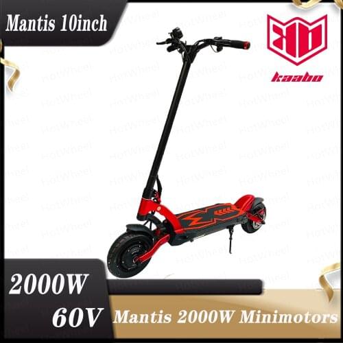 2020 Original Kaabo Mantis dual motor e-scooter 2000W LG battery 60V 24.5Ah electric scooter two wheel foldable skateboard