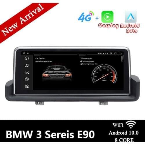 10.25 Inch Car Radio Monitor for BMW 3 serise E90 E91 E92 E93 2005-2009 No Screen Idrive GPS 4G Internet Carplay