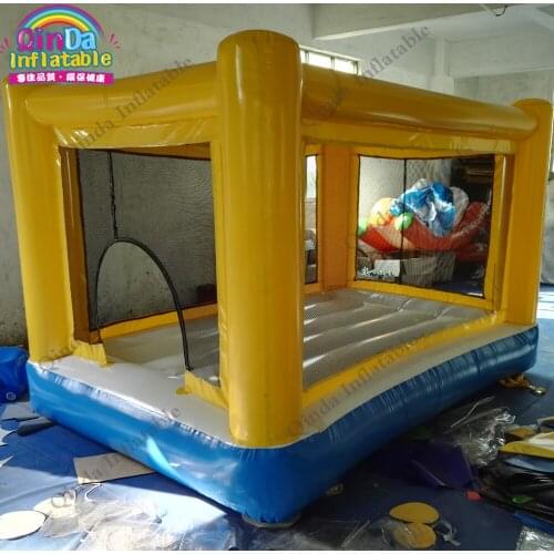 Play House Bouncy Castle,Trampoline Outdoor Jumping Castle Air Bouncer Inflatable Trampoline For Kids
