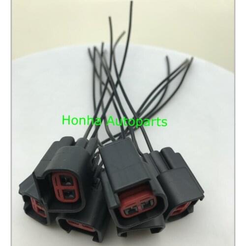 Free shipping 5/10/20/50/100 pcs/lots E3979 auto ignition coil connector 2 pin female sealed Connector with wire or without wire