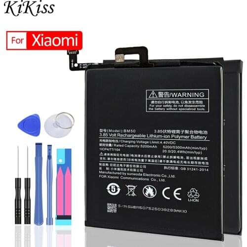 BM4C BM3B BM49 BM50 BM51 Battery For Xiaomi MIX 1 2S /For Xiao mi MAX 1 2 3 Phone Battery BM 49 50 51 3B 4C mi MAX1 MAX2 MAX3