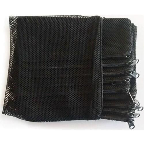 2pcs Black Aquarium Mesh Bag Aquarium Pond Filter Net Bag For Bio Ball Carbon Media Aquarium Fish Tank Isolation Bag