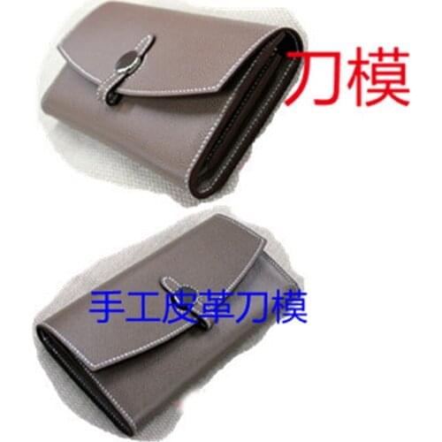 Designer leather craft tools women long folded wallet die cutting knife mould hand machine punch tool set deri el aletleri