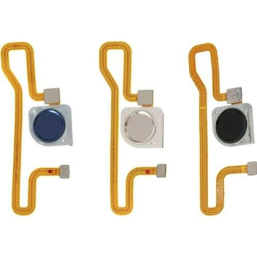 For Honor 7A/Huawei Enjoy 8E/Y6 2018 Black/Blue/Gold Color Home Key Fingerprint Button Flex Cable