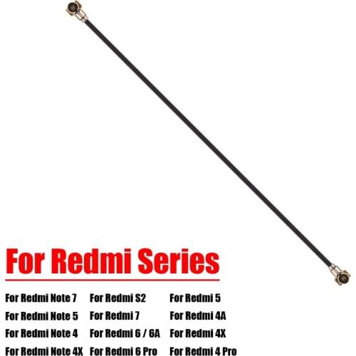 For XiaoMi Redmi Note 7 6 6A 5 5A 4X 4 3 S2 Pro Plus Global Coaxial Connector Wifi Signal Antenna Flex Cable