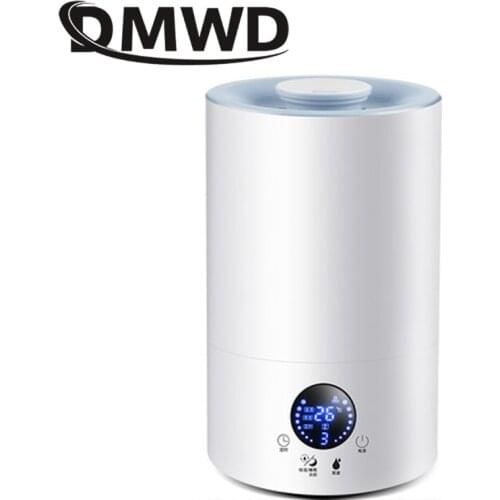 DMWD Electric Ultrasonic Humidifier 4L Aromatherapy Essential Oil Diffuser Atomizer Cool Mist Maker Air Purifier Fogger EU plug