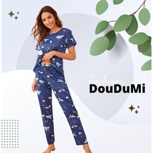 Женские домашние пижамы DouDuMi China At AliExpress