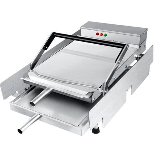 6pcs Double-Decker Hamburger Making Machine Burger Baking Machine Fast Heating Joint Equipment With Non-Stick Pan GD-212A