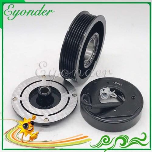 A/C Air Conditioning Compressor Electromagnetic Magnetic Clutch Pulley 6SBU14A for BMW Z4 E89 X1 E84 18i 20i 20d 25d 18d