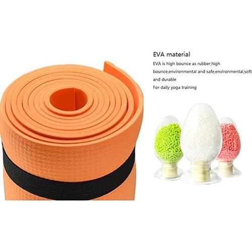 Yoga Mat Non-slip Sports Fitness Mat 4mm Durable Eva Comfortable Foam Yoga Mat For Exercise, Yoga And Pilates Gymnastics Mat