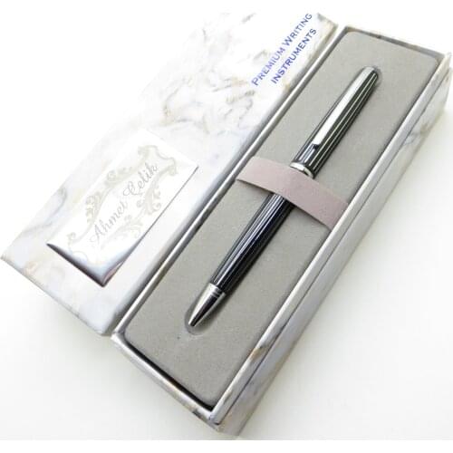 Wings Marble Deluxe T393 Zebra Ballpoint Pen | İsme Special Pen | Gift Pen