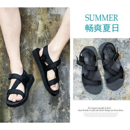 2021 Summer new thick slippers Korean version of casual couple soft bottom dual-use soft-soled fork with sandals