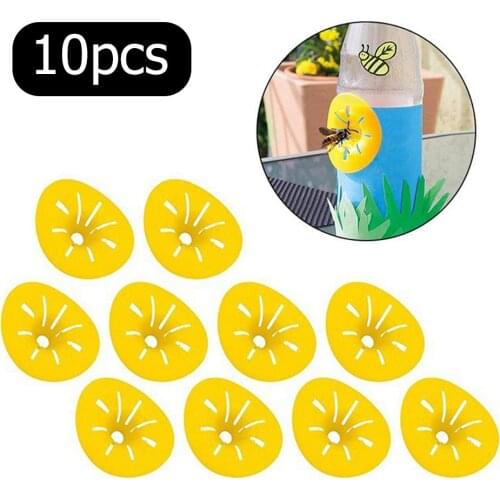 10pcs DIY Wasp Insect Trap Fly trap Hornet Trap Bee Harvester Beekeeping Tool Wasp Trap Funnel Reusable Non-toxic Killer