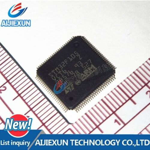 40Pcs STM32F105VCT6 MCU 32-bit STM32F1 ARM Cortex M3 RISC 256KB Flash 2.5V/3.3V 100-Pin LQFP T/R IC 100%New and original