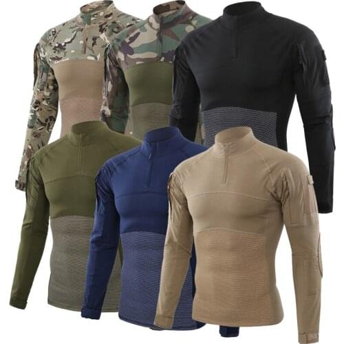 Mens Jackets Military Hunt windcheater Jacket Tactical Sharkskin Long-Sleeve Beefy Muscle Basic Solid Blouse Shirt plus Size