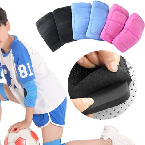 2Pcs Children Kids Sports Knee Pads Dance Volleyball Tennis Safety Knee Sponge Pad Brace Support Warm Protection Fitness Tool