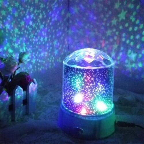 LED Night Light Projector Starry Sky Star Master Children Kids Sleep Romantic LED USB Projector Lamp Child Christmas Gifts