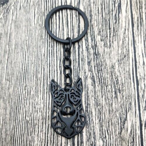 New American Akita Key Chains Fashion Pet Dog Jewellery Trendy American Akita Car Keychain Bag Keyring For Women Men