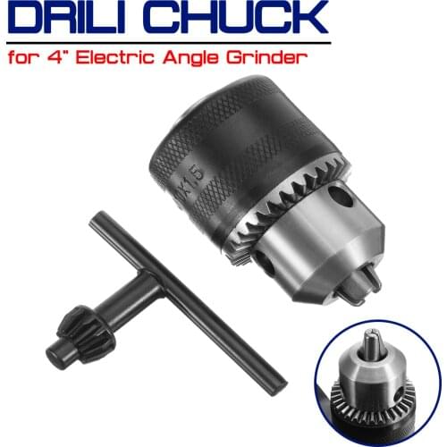 For 4" Electric Angle Grinder 10mm Chuck Holder Power Drill Convert Adapter M10 High Precision Collet Chuck
