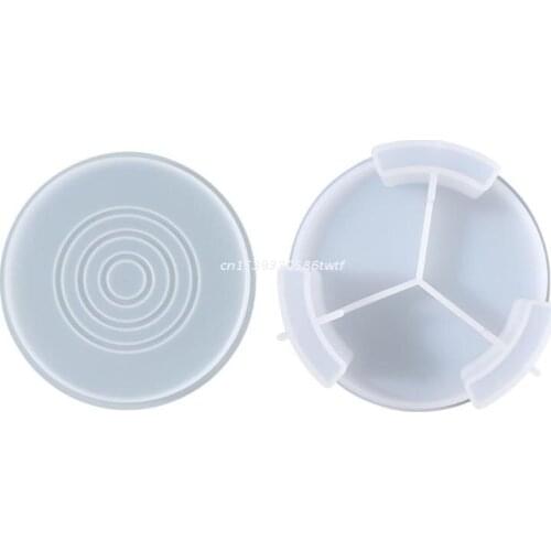Coaster Epoxy Resin Mold Cup Mat Storage Box Stand Casting Silicone Mould DIY Crafts Home Decoration Making Tools Dropship