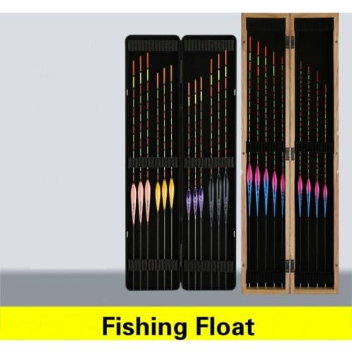 Barguzinsky Fir Nano Float Moving Float Vertical Buoy Float Set Hard Tail Eye-catching Carp Fishing Tackle Pesca with Box