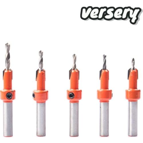 1PC Step Drill Taper Hole Tapping Screw Alloy drill bit DIY Supplies Head Shank Woodworking tools Countersink Installation