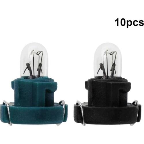 10Pcs T3 LED 12V Car Auto Interior Instrument Lamp Light Bulbs Dashboard Lamps Auot Car Accessory Car Lights Signal Lamp